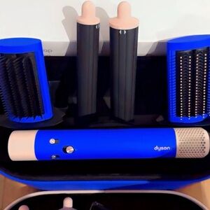 Dyson AirWrap Complete Long set in blue/blush